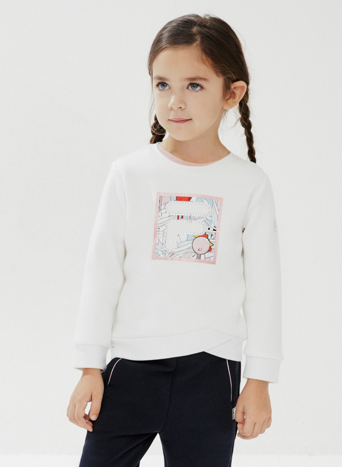 女小童儿童套头卫衣